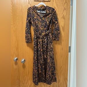 Vero Moda Floral Print Wrap Dress